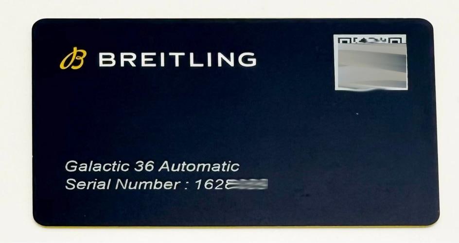 Breitling Galactic 36 C37330/A724 Mother of Pearl Dial 18k Rose Gold Steel Paper - 10