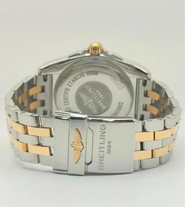 Breitling Galactic 36 C37330/A724 Mother of Pearl Dial 18k Rose Gold Steel Paper - 8