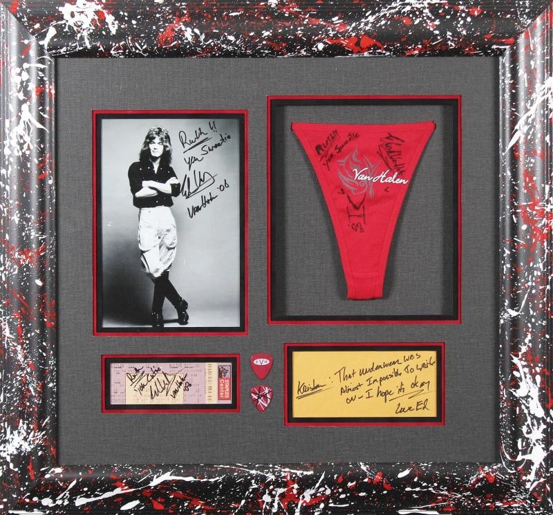 Eddie Van Halen Van Halen Authentic Signed Framed Display BAS: Original/Reproduction: Original,Industry: Music,PRODUCT_COA: Beckett,PRODUCT_SIGNED_BY_NAME: Eddie Van Halen,PRODUCT_SIGNED_BY_BRAND: Van Halen,Country of Origin: United States 