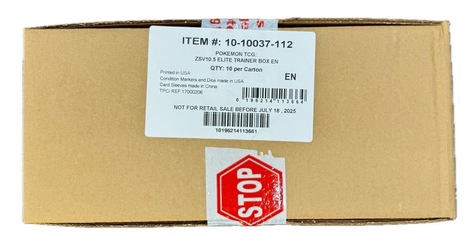 Pokemon TCG SV10.5 Black Bolt Elite Trainer Box CASE (10 ETBs) FACTORY SEALED!: Condition: New/Factory Sealed: A brand-new, unused, unopened, undamaged item (including handmade items). ,Set: Black Bolt,Game: PokÃÂ©mon TCG,Configuration: Case,Language: