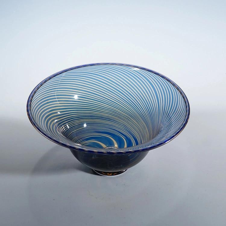 Vintage Slip Graal Bowl by Edward Hald for Orrefors, Sweden - 2