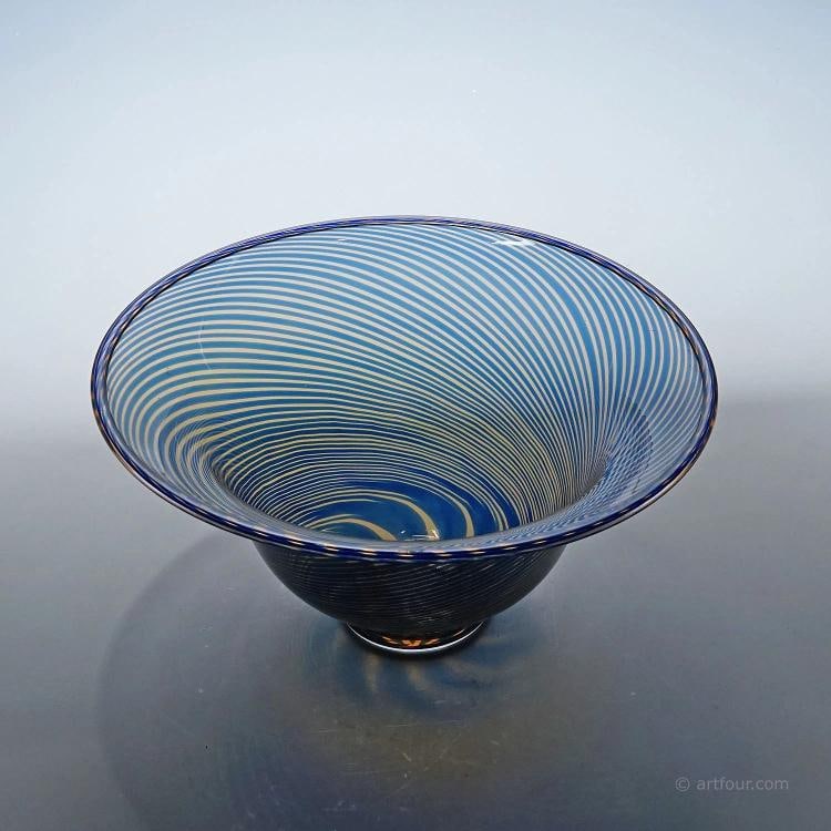 Vintage Slip Graal Bowl by Edward Hald for Orrefors, Sweden - 3