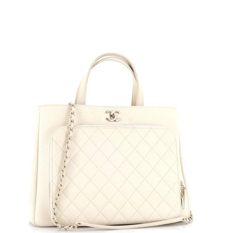 Chanel Business Affinity Tote Quilted Caviar Large - 2