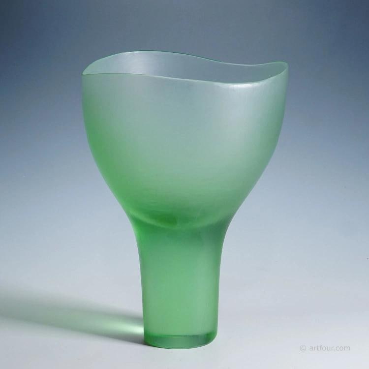 Venini Art Glass Vase 'Batutto' by Tobia Scarpa, Murano 1960 (1 of 8)