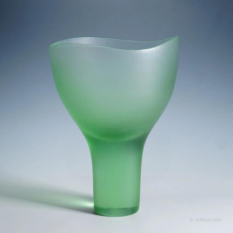 Venini Art Glass Vase 'Batutto' by Tobia Scarpa, Murano 1960 - 2