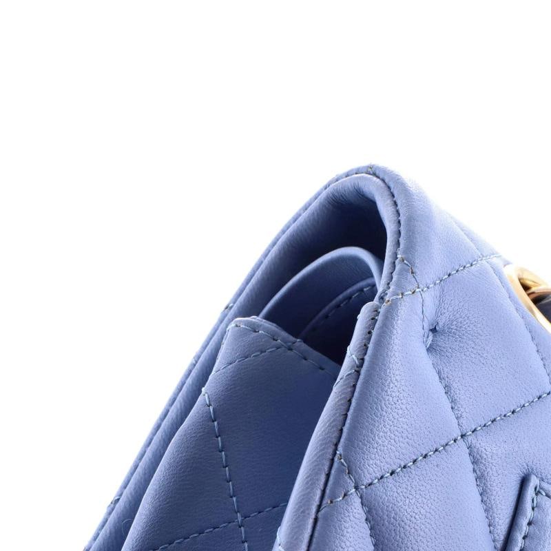 Chanel Classic Double Flap Bag Quilted Lambskin Small - 7