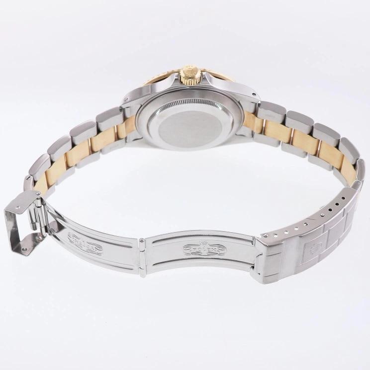 PAPERS 2000 Rolex Submariner 16613 Gold Steel Two Tone Sunburst Blue Watch - 6