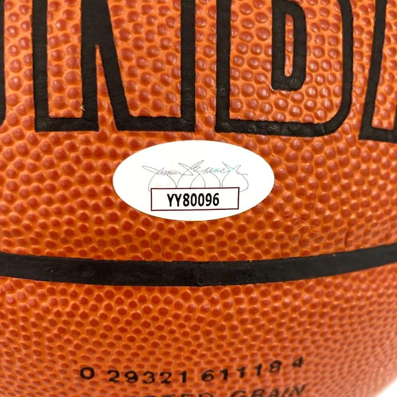 LeBron James "1st Pick 2003 Draft" Rookie Signed Basketball UDA Upper Deck JSA - 8