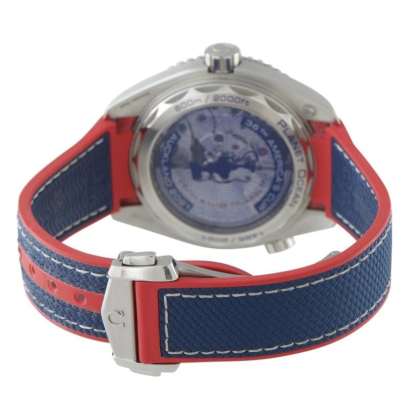 Omega Seamaster Planet Ocean America's Cup Steel Watch 215.32.43.21.04.001 - 4