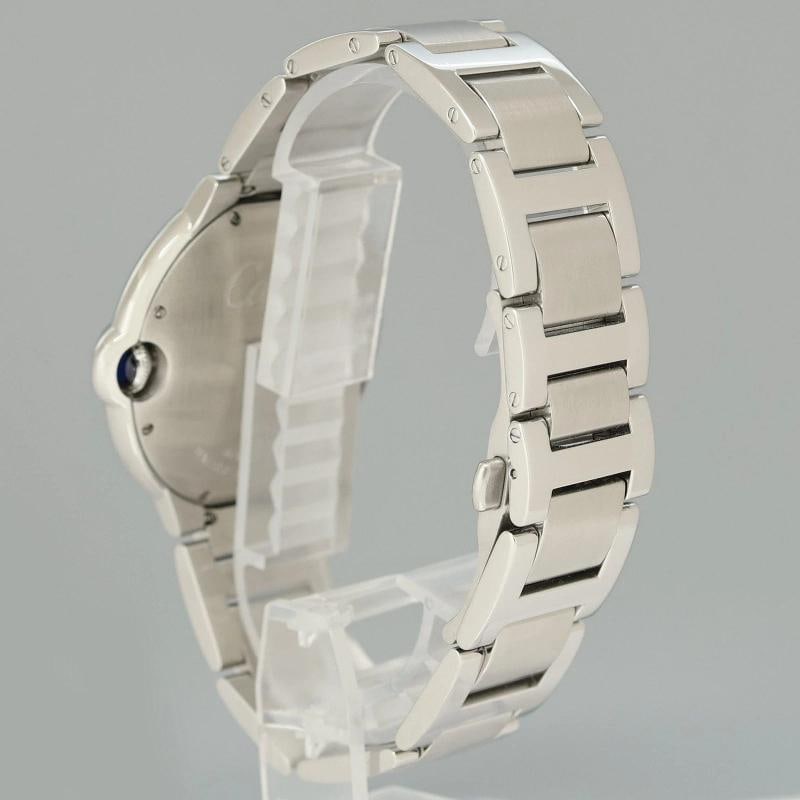 MINT DIAMOND Cartier W69012Z4 Ballon Bleu 3001 Silver Roman Steel Gold 42mm - 4