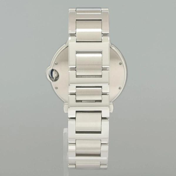 MINT DIAMOND Cartier W69012Z4 Ballon Bleu 3001 Silver Roman Steel Gold 42mm - 5