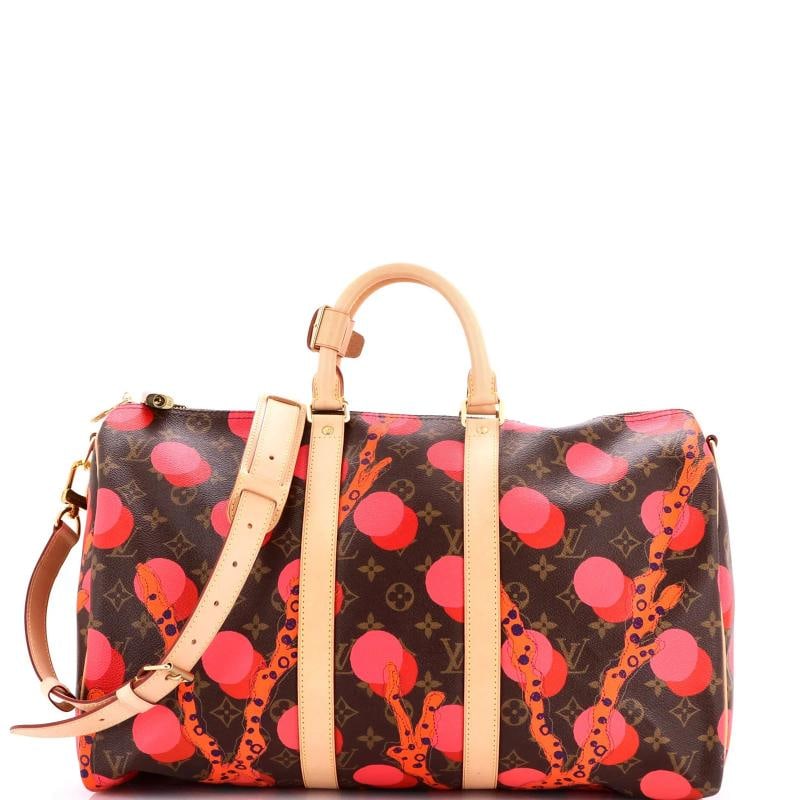 Louis Vuitton Keepall Bandouliere Bag Limited Edition Monogram Ramages 45: Accessories: Dust Bag, Lock, Poignet, With Strap Measurements: Height 10", Width 20", Depth 8". Condition: Pre-owned - Good,Brand: Louis Vuitton,Exterior Material: Canvas Coated,Style: