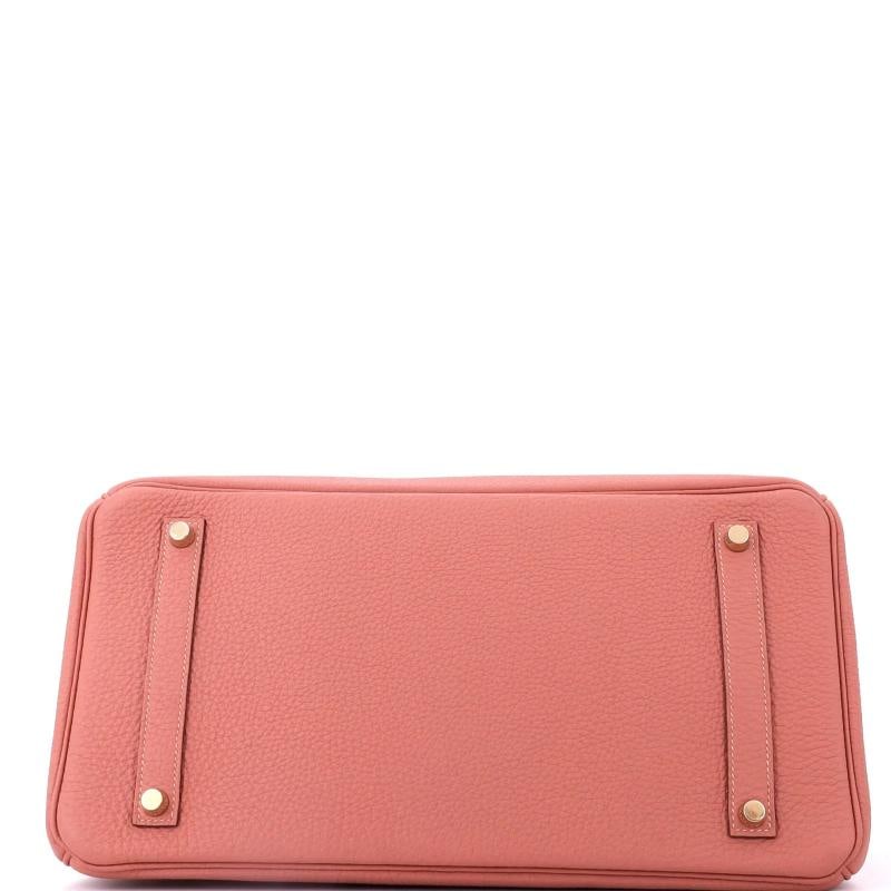 Hermes Birkin Handbag Pink Togo with Gold Hardware 35 - 5