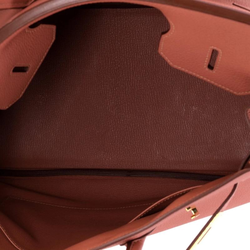 Hermes Birkin Handbag Pink Togo with Gold Hardware 35 - 6