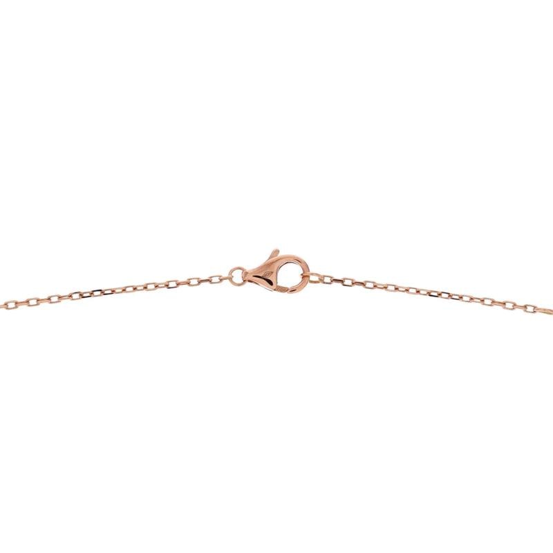 Cartier Trinity Pendant Necklace 18K Tricolor Gold with Pave Pink Sapphires - 4