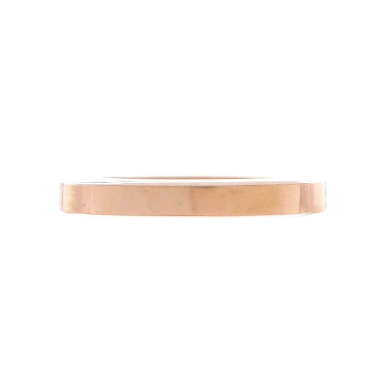 Tiffany & Co. Lock Ring 18K Rose Gold with Pink Sapphires - 6