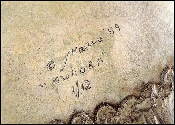 MARIO JASON Original BRONZE SCULPTURE Aurora Signed Female Ballerina LARGE 84"H - 4