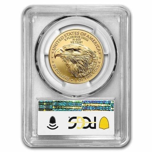 2021 1 oz American Gold Eagle (Type 2) MS-70 PCGS (FDI) - 2