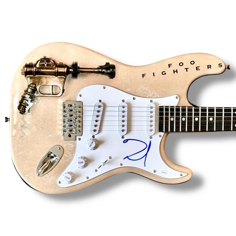 FOO FIGHTERS Signed Guitar SET OF 5! JSA COA Dave Grohl Taylor Hawkins Smear +2 - 2