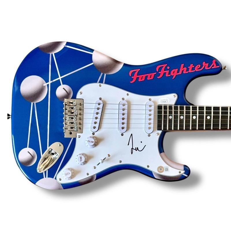 FOO FIGHTERS Signed Guitar SET OF 5! JSA COA Dave Grohl Taylor Hawkins Smear +2 - 3
