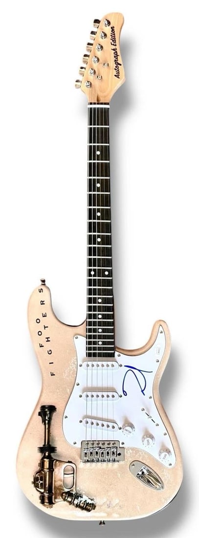 FOO FIGHTERS Signed Guitar SET OF 5! JSA COA Dave Grohl Taylor Hawkins Smear +2 - 8