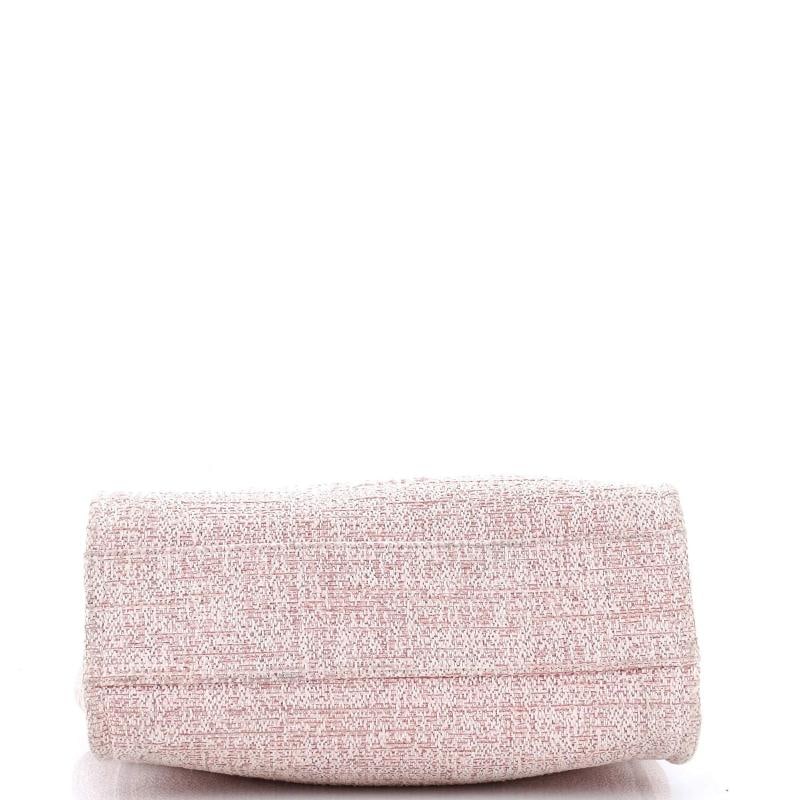 Chanel Deauville Tote Raffia with Glitter Detail Small - 4