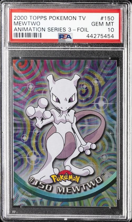 2000 TOPPS POKEMON TV ANIMATION SER 3 FOIL #150 MEWTWO PSA 10: Condition: Graded - PSA 10: Professionally graded ,Graded: Yes,Set: 2000 TOPPS POKEMON TV ANIMATION SERIES 3,Game: PokÃƒÂ©mon TCG,Character: MEWTWO,Card Name: MEWTWO,Grade: