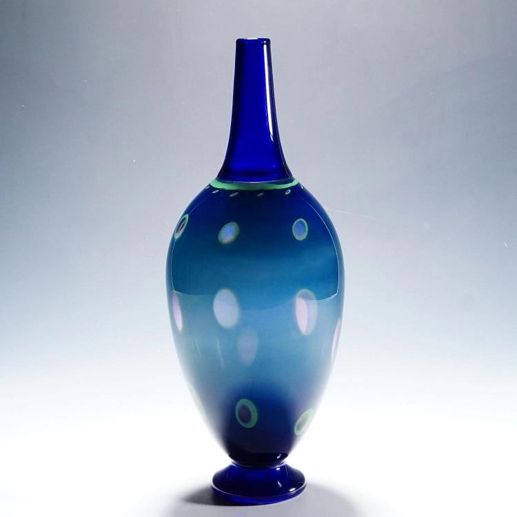 Large Art Glass Vase by Wilke Adolfsson - 2