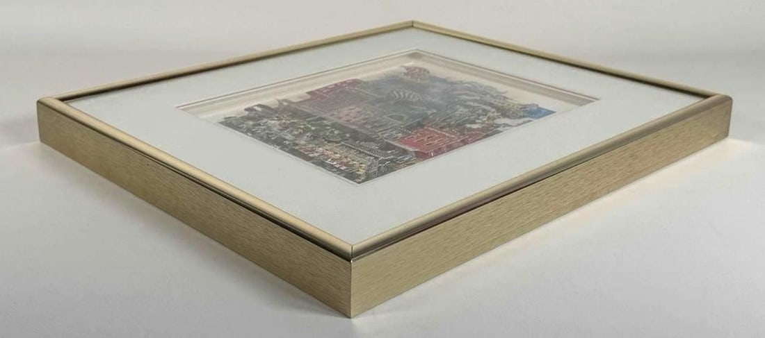 Vintage Charles Fazzino Fun Day NY New York 3D Pop Art Framed Artwork 57/475 - 13