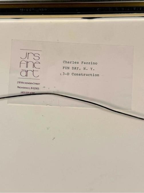 Vintage Charles Fazzino Fun Day NY New York 3D Pop Art Framed Artwork 57/475 - 15