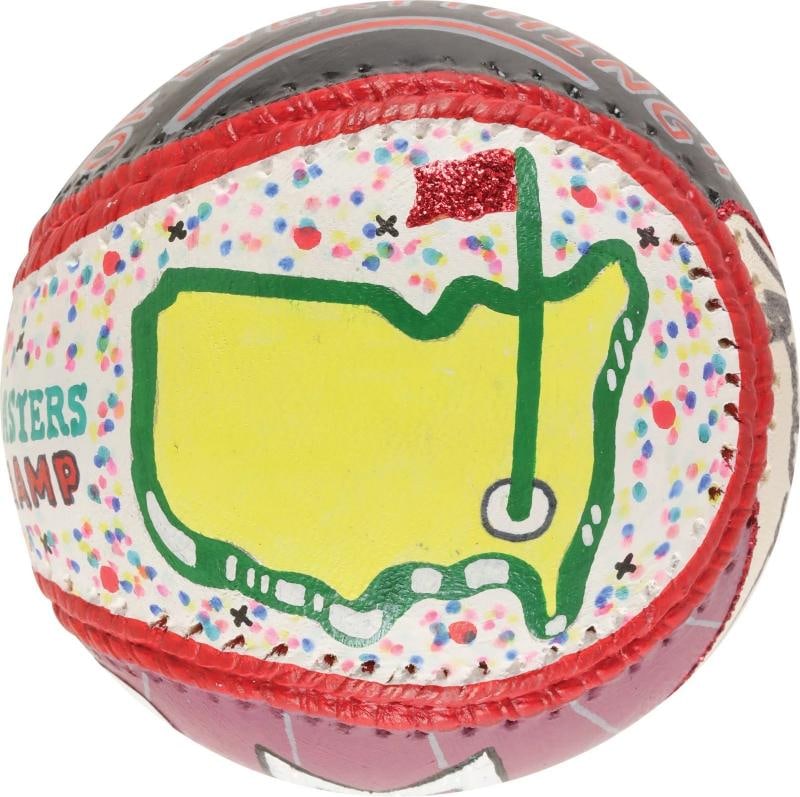 Tiger Woods Single Signed Hand Painted Art Major League Baseball JSA COA - 4