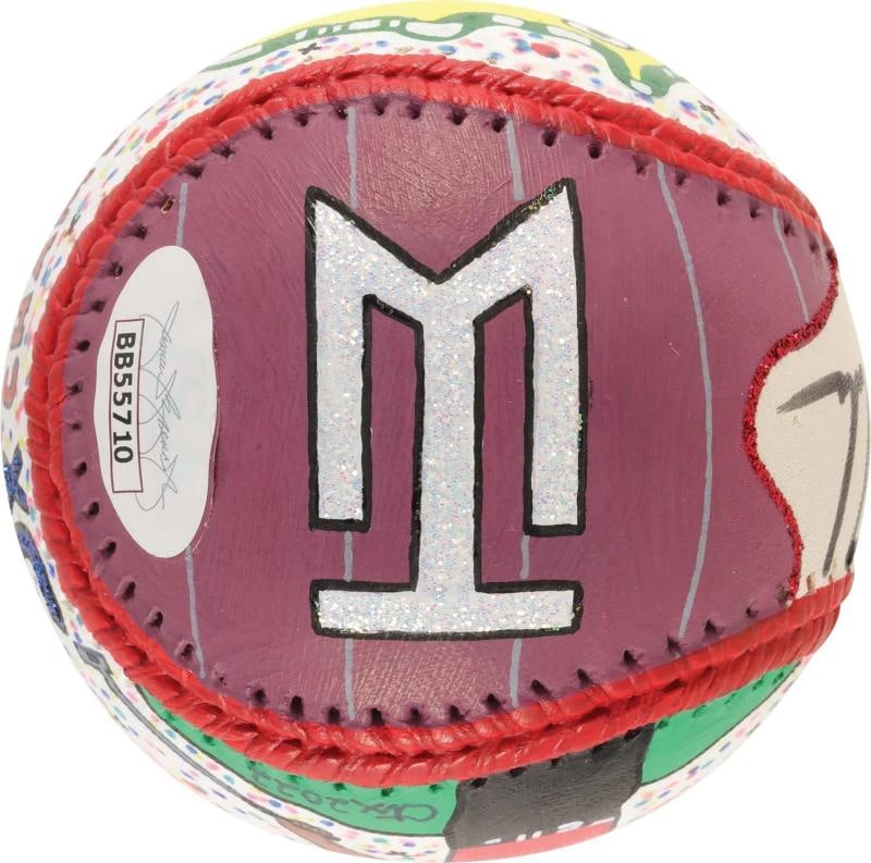 Tiger Woods Single Signed Hand Painted Art Major League Baseball JSA COA - 6