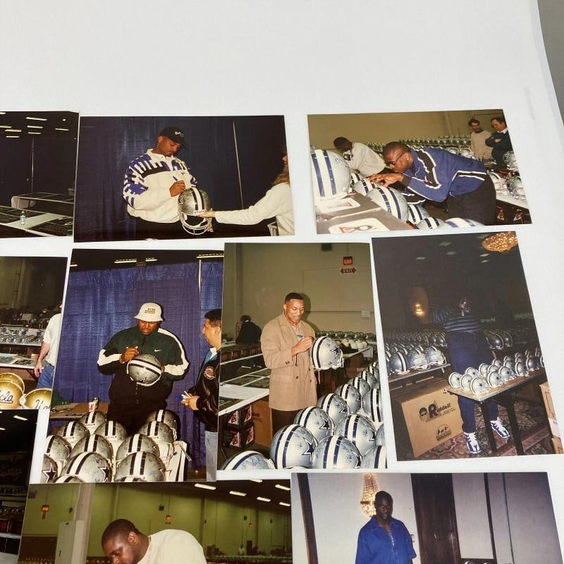 1995 Dallas Cowboys Super Bowl Champs Team Signed Authentic Helmet JSA COA - 14