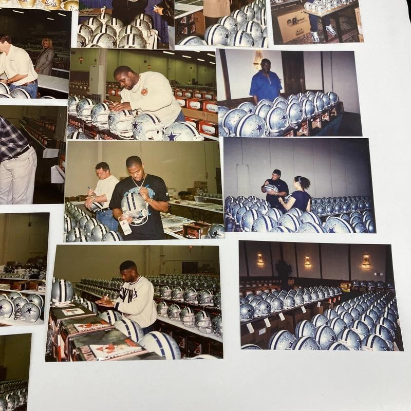 1995 Dallas Cowboys Super Bowl Champs Team Signed Authentic Helmet JSA COA - 15