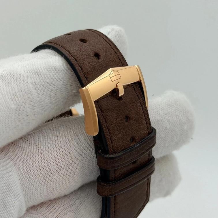 TAG Heuer Carrera Chronosprint Porsche CBS2040.FC8318 42mm Beige 18k Rose Gold - 12