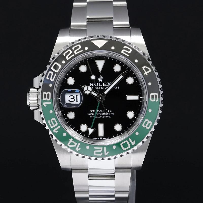 2024 NEW PAPERS Rolex GMT-Master II SPRITE Green Black Oyster Steel 126720 Watch - 2