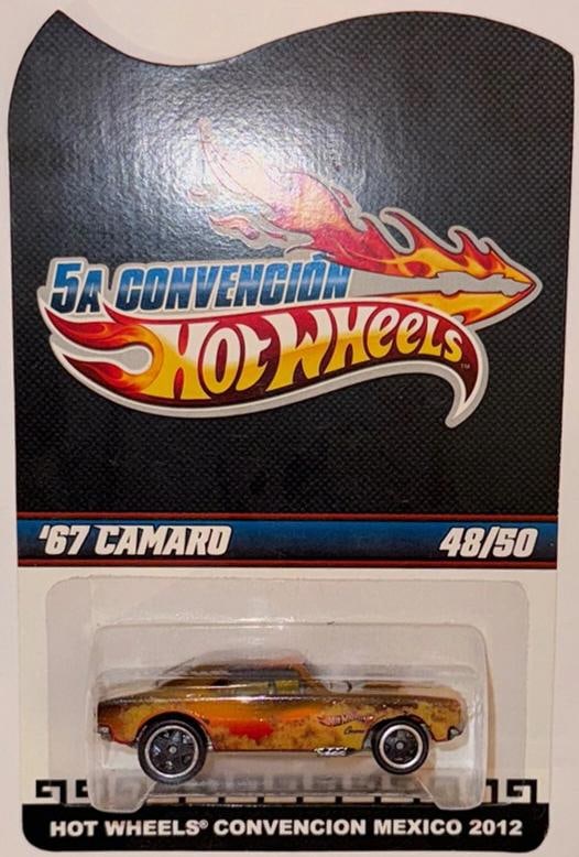 67 CAMARO Hot Wheels 2012 Mexico Convention Exclusive 48/50 RARE!: Condition: New: A brand-new, unused, unopened, undamaged item (including handmade items).. ,Autographed: No,Vehicle Make: Chevrolet,Vehicle Type: Car,Color: Black,Material: diecast,Scale: 1:64Year of