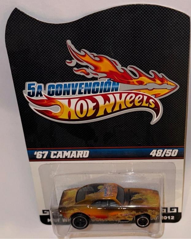 67 CAMARO Hot Wheels 2012 Mexico Convention Exclusive 48/50 RARE! - 2