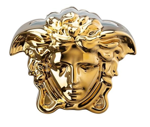 Versace Rosenthal Medusa Grande Vase 15 cm(5.96") Gold -: Versace Rosenthal Medusa Grande Vase 15 cm(5.96") Gold 