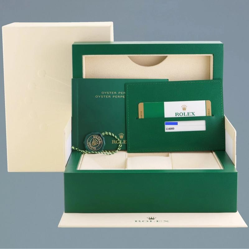 2015 MINT Rolex 36mm Oyster Perpetual 116000 Red Purple Grape Stick Steel Watch - 7