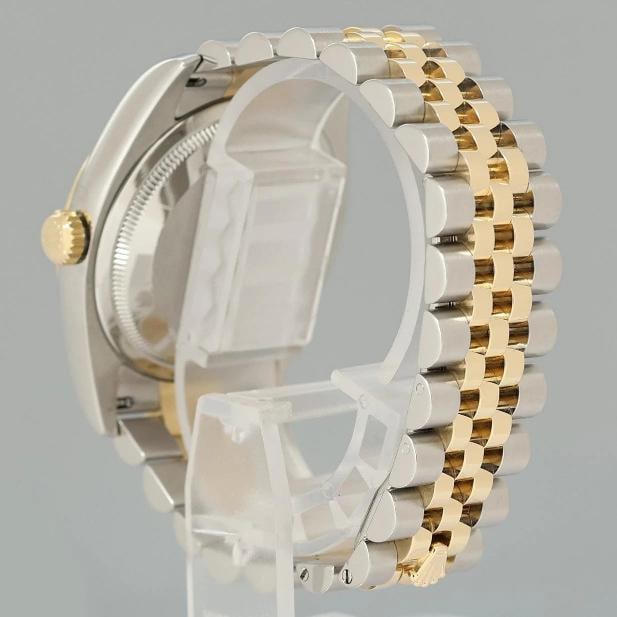 MINT Rolex DateJust 36mm Jubilee Two Tone Gold Green Floral 116233 Watch Box - 4