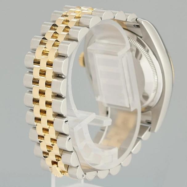 MINT Rolex DateJust 36mm Jubilee Two Tone Gold Green Floral 116233 Watch Box - 6