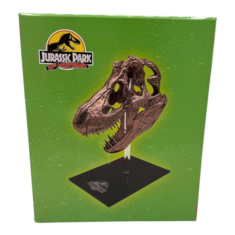 STEVEN SPIELBERG SIGNED AUTOGRAPH JURASSIC PARK T-REX SKULL PROP BAS BECKETT - 3