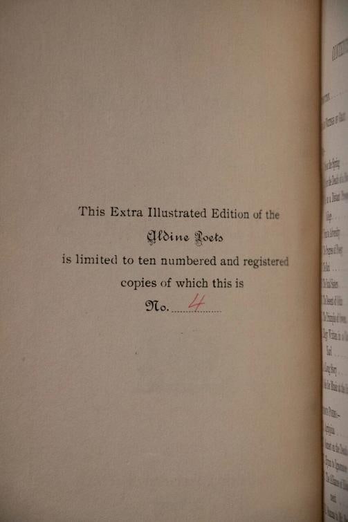 Crown Edition of the British Poets Thomas Gray / Limited Edition 1900 - 8