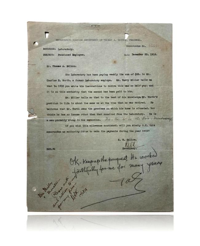 Thomas Edison Hand Signed Personal GE Letters x3 JSA COA Autograph Cut Check: Condition: New: A brand-new, unused, unopened, undamaged item (including handmade items). 