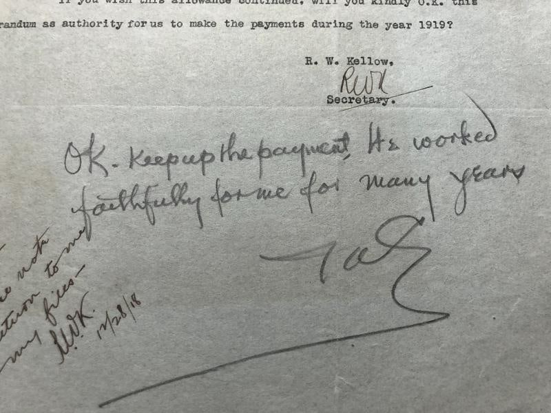 Thomas Edison Hand Signed Personal GE Letters x3 JSA COA Autograph Cut Check - 2