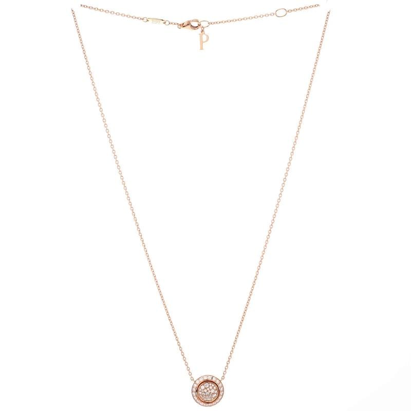 Piaget Possession Pendant Necklace 18K Rose Gold with Pave Diamonds - 3