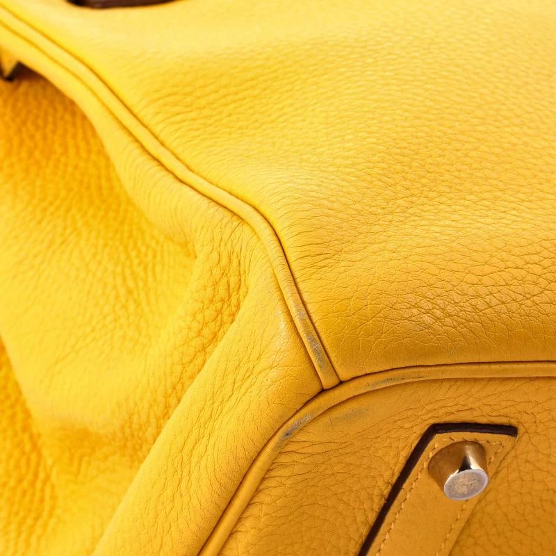 Hermes Birkin Handbag Yellow Togo with Gold Hardware 35 - 6