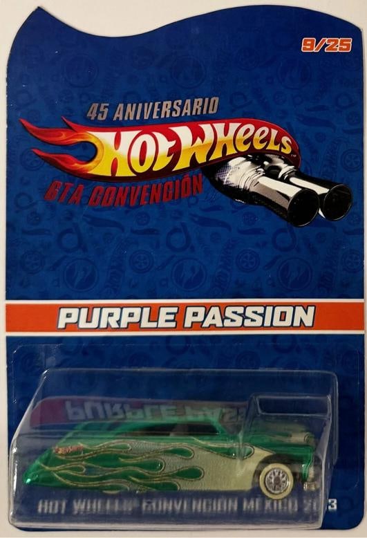 Green PASSION Hot Wheels 2013 Mexico Convention 9/25 EXTREAMLY RARE Code-3 Car: Condition: New: A brand-new, unused, unopened, undamaged item (including handmade items). ,Country of Origin: Mexico,Autographed: No,Vehicle Make: Mercury,Vehicle Type: Car,Color: Green,Material: