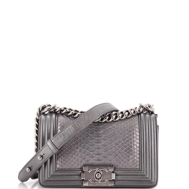 Chanel Boy Flap Bag Python Small (1 of 6)